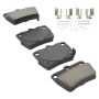 MPA 1001-1051C Quality-Built Premium Ceramic Brake Pads w/ Hardware
