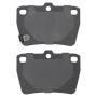MPA 1001-1051C Quality-Built Premium Ceramic Brake Pads w/ Hardware