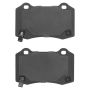 MPA 1001-1053AC Quality-Built Premium Ceramic Brake Pads w/ Hardware