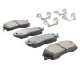 MPA 1001-1056C Quality-Built Premium Ceramic Brake Pads w/ Hardware
