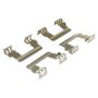 MPA 1001-1057AM Quality-Built Premium Semi-Metallic Brake Pads w/ Hardware