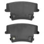 MPA 1001-1057BC Quality-Built Premium Ceramic Brake Pads w/ Hardware