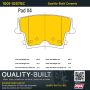 MPA 1001-1057BC Quality-Built Premium Ceramic Brake Pads w/ Hardware