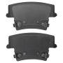 MPA 1001-1057C Quality-Built Premium Ceramic Brake Pads w/ Hardware