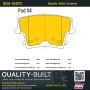 MPA 1001-1057C Quality-Built Premium Ceramic Brake Pads w/ Hardware