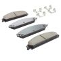 MPA 1001-1058C Quality-Built Premium Ceramic Brake Pads w/ Hardware