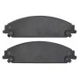 MPA 1001-1058C Quality-Built Premium Ceramic Brake Pads w/ Hardware