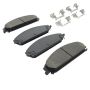 MPA 1001-1058M Quality-Built Premium Semi-Metallic Brake Pads w/ Hardware
