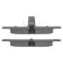 MPA 1001-1061M Quality-Built Premium Semi-Metallic Brake Pads w/ Hardware