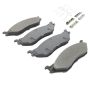 MPA 1001-1066M Quality-Built Premium Semi-Metallic Brake Pads w/ Hardware