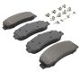 MPA 1001-1069M Quality-Built Premium Semi-Metallic Brake Pads w/ Hardware