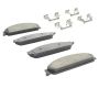 MPA 1001-1070C Quality-Built Premium Ceramic Brake Pads w/ Hardware