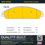 MPA 1001-1070C Quality-Built Premium Ceramic Brake Pads w/ Hardware