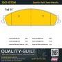 MPA 1001-1070M Quality-Built Premium Semi-Metallic Brake Pads w/ Hardware