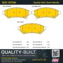 MPA 1001-1075M Quality-Built Premium Semi-Metallic Brake Pads w/ Hardware