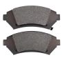 MPA 1001-1076M Quality-Built Premium Semi-Metallic Brake Pads w/ Hardware
