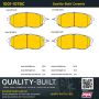 MPA 1001-1078C Quality-Built Premium Ceramic Brake Pads w/ Hardware
