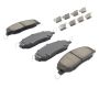 MPA 1001-1081M Quality-Built Premium Semi-Metallic Brake Pads w/ Hardware