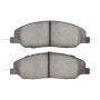 MPA 1001-1081M Quality-Built Premium Semi-Metallic Brake Pads w/ Hardware