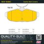 MPA 1001-1082C Quality-Built Premium Ceramic Brake Pads w/ Hardware