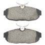 MPA 1001-1082C Quality-Built Premium Ceramic Brake Pads w/ Hardware