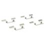 MPA 1001-1082C Quality-Built Premium Ceramic Brake Pads w/ Hardware