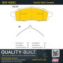 MPA 1001-1083C Quality-Built Premium Ceramic Brake Pads w/ Hardware