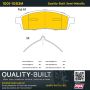 MPA 1001-1083M Quality-Built Premium Semi-Metallic Brake Pads w/ Hardware