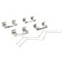 MPA 1001-1083M Quality-Built Premium Semi-Metallic Brake Pads w/ Hardware