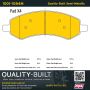 MPA 1001-1084M Quality-Built Premium Semi-Metallic Brake Pads w/ Hardware