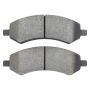 MPA 1001-1084M Quality-Built Premium Semi-Metallic Brake Pads w/ Hardware