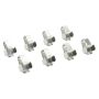MPA 1001-1084M Quality-Built Premium Semi-Metallic Brake Pads w/ Hardware