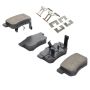 MPA 1001-1086C Quality-Built Premium Ceramic Brake Pads w/ Hardware