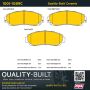 MPA 1001-1089C Quality-Built Premium Ceramic Brake Pads w/ Hardware