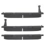 MPA 1001-1089C Quality-Built Premium Ceramic Brake Pads w/ Hardware