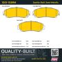 MPA 1001-1089M Quality-Built Premium Semi-Metallic Brake Pads w/ Hardware
