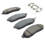 MPA 1001-1094C Quality-Built Premium Ceramic Brake Pads w/ Hardware