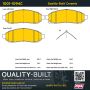 MPA 1001-1094C Quality-Built Premium Ceramic Brake Pads w/ Hardware