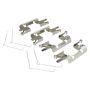 MPA 1001-1094C Quality-Built Premium Ceramic Brake Pads w/ Hardware