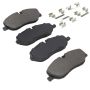 MPA 1001-1098M Quality-Built Premium Semi-Metallic Brake Pads w/ Hardware
