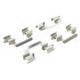 MPA 1001-1098M Quality-Built Premium Semi-Metallic Brake Pads w/ Hardware