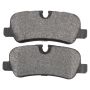 MPA 1001-1099AM Quality-Built Premium Semi-Metallic Brake Pads w/ Hardware