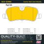 MPA 1001-1099M Quality-Built Premium Semi-Metallic Brake Pads w/ Hardware