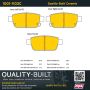 MPA 1001-1103C Quality-Built Premium Ceramic Brake Pads w/ Hardware