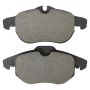 MPA 1001-1106M Quality-Built Premium Semi-Metallic Brake Pads w/ Hardware