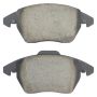 MPA 1001-1107C Quality-Built Premium Ceramic Brake Pads w/ Hardware