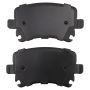 MPA 1001-1108AM Quality-Built Premium Semi-Metallic Brake Pads w/ Hardware