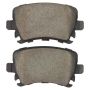 MPA 1001-1108C Quality-Built Premium Ceramic Brake Pads w/ Hardware