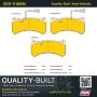 MPA 1001-1116BM Quality-Built Premium Semi-Metallic Brake Pads