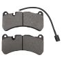 MPA 1001-1116BM Quality-Built Premium Semi-Metallic Brake Pads